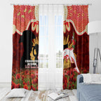 Personalised Dolphins Rugby ANZAC Day Window Curtain Last Post Poppy We Will Remember Them