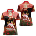 Personalised Dolphins Rugby ANZAC Day Women Polo Shirt Last Post Poppy We Will Remember Them