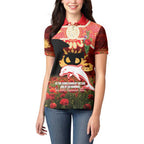 Personalised Dolphins Rugby ANZAC Day Women Polo Shirt Last Post Poppy We Will Remember Them