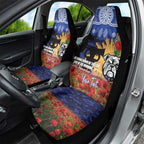 Personalised Bulldogs Rugby ANZAC Day Car Seat Cover Last Post Poppy We Will Remember Them