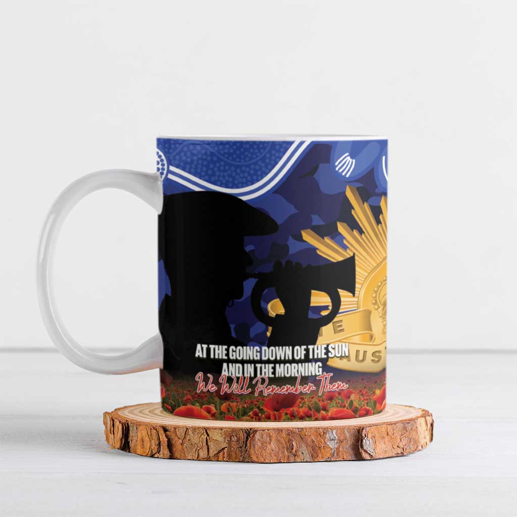 Personalised Bulldogs Rugby ANZAC Day Ceramic Mug Last Post Poppy We Will Remember Them