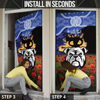Personalised Bulldogs Rugby ANZAC Day Door Cover Last Post Poppy We Will Remember Them