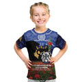 Personalised Bulldogs Rugby ANZAC Day Kid T Shirt Last Post Poppy We Will Remember Them