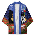 Personalised Bulldogs Rugby ANZAC Day Kimono Last Post Poppy We Will Remember Them