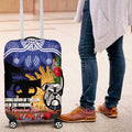 Personalised Bulldogs Rugby ANZAC Day Luggage Cover Last Post Poppy We Will Remember Them