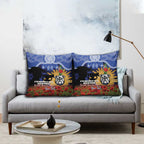 Personalised Bulldogs Rugby ANZAC Day Pillow Cover Last Post Poppy We Will Remember Them