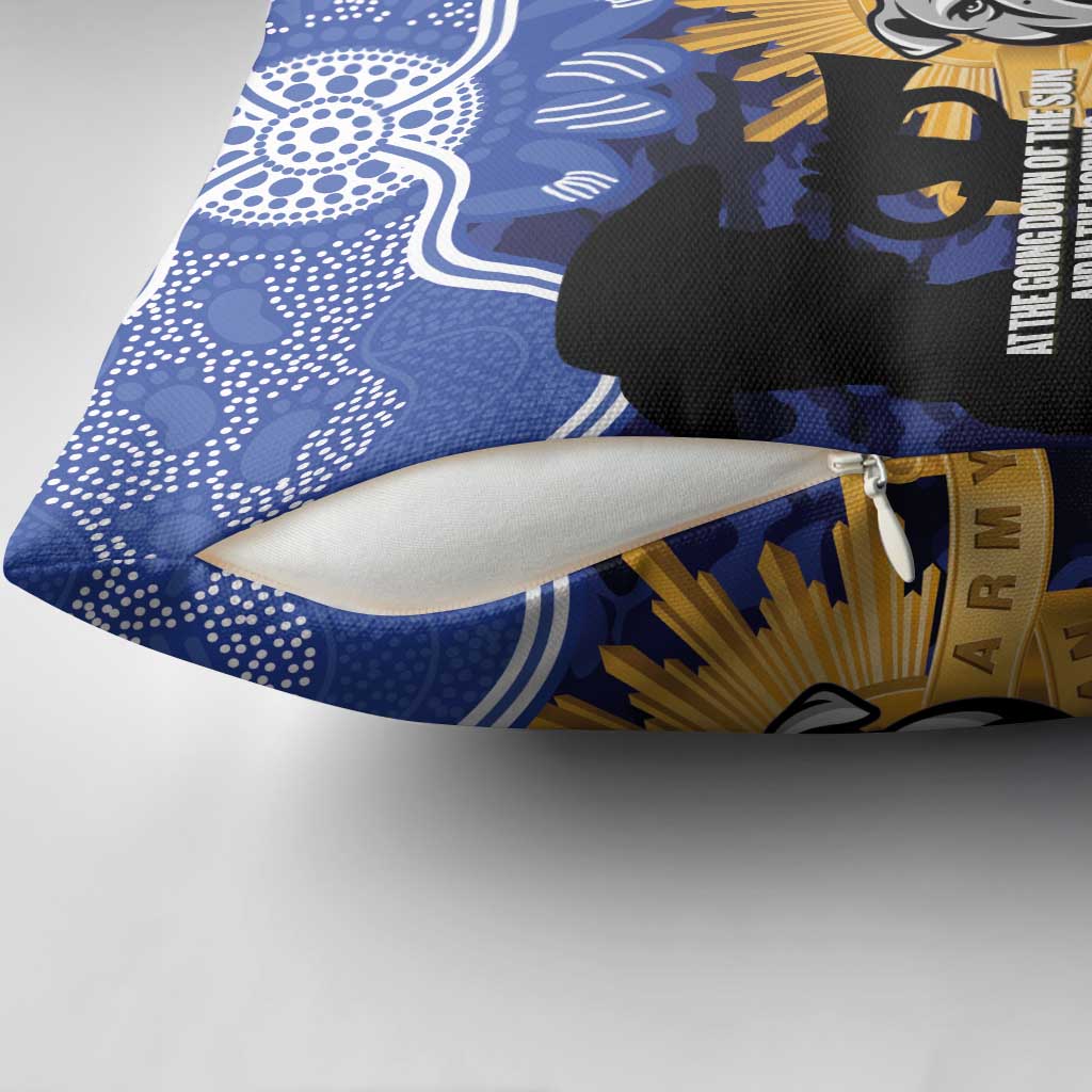 Personalised Bulldogs Rugby ANZAC Day Pillow Cover Last Post Poppy We Will Remember Them