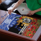 Personalised Bulldogs Rugby ANZAC Day Puzzle Last Post Poppy We Will Remember Them
