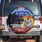 Personalised Bulldogs Rugby ANZAC Day Spare Tire Cover Last Post Poppy We Will Remember Them