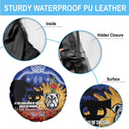 Personalised Bulldogs Rugby ANZAC Day Spare Tire Cover Last Post Poppy We Will Remember Them