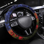 Bulldogs Rugby ANZAC Day Steering Wheel Cover Last Post Poppy We Will Remember Them