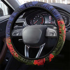 Bulldogs Rugby ANZAC Day Steering Wheel Cover Last Post Poppy We Will Remember Them