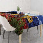 Personalised Bulldogs Rugby ANZAC Day Tablecloth Last Post Poppy We Will Remember Them