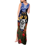 Personalised Bulldogs Rugby ANZAC Day Tank Maxi Dress Last Post Poppy We Will Remember Them