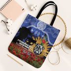 Personalised Bulldogs Rugby ANZAC Day Tote Bag Last Post Poppy We Will Remember Them
