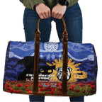 Personalised Bulldogs Rugby ANZAC Day Travel Bag Last Post Poppy We Will Remember Them