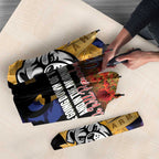 Personalised Bulldogs Rugby ANZAC Day Umbrella Last Post Poppy We Will Remember Them