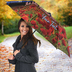 Personalised Bulldogs Rugby ANZAC Day Umbrella Last Post Poppy We Will Remember Them