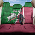 Personalised Panthers And Rabbitohs Rugby Back Car Seat Cover 2024 Souths The Riff Together