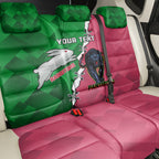 Personalised Panthers And Rabbitohs Rugby Back Car Seat Cover 2024 Souths The Riff Together