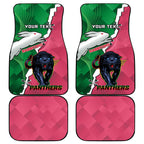 Personalised Panthers And Rabbitohs Rugby Car Mats 2024 Souths The Riff Together