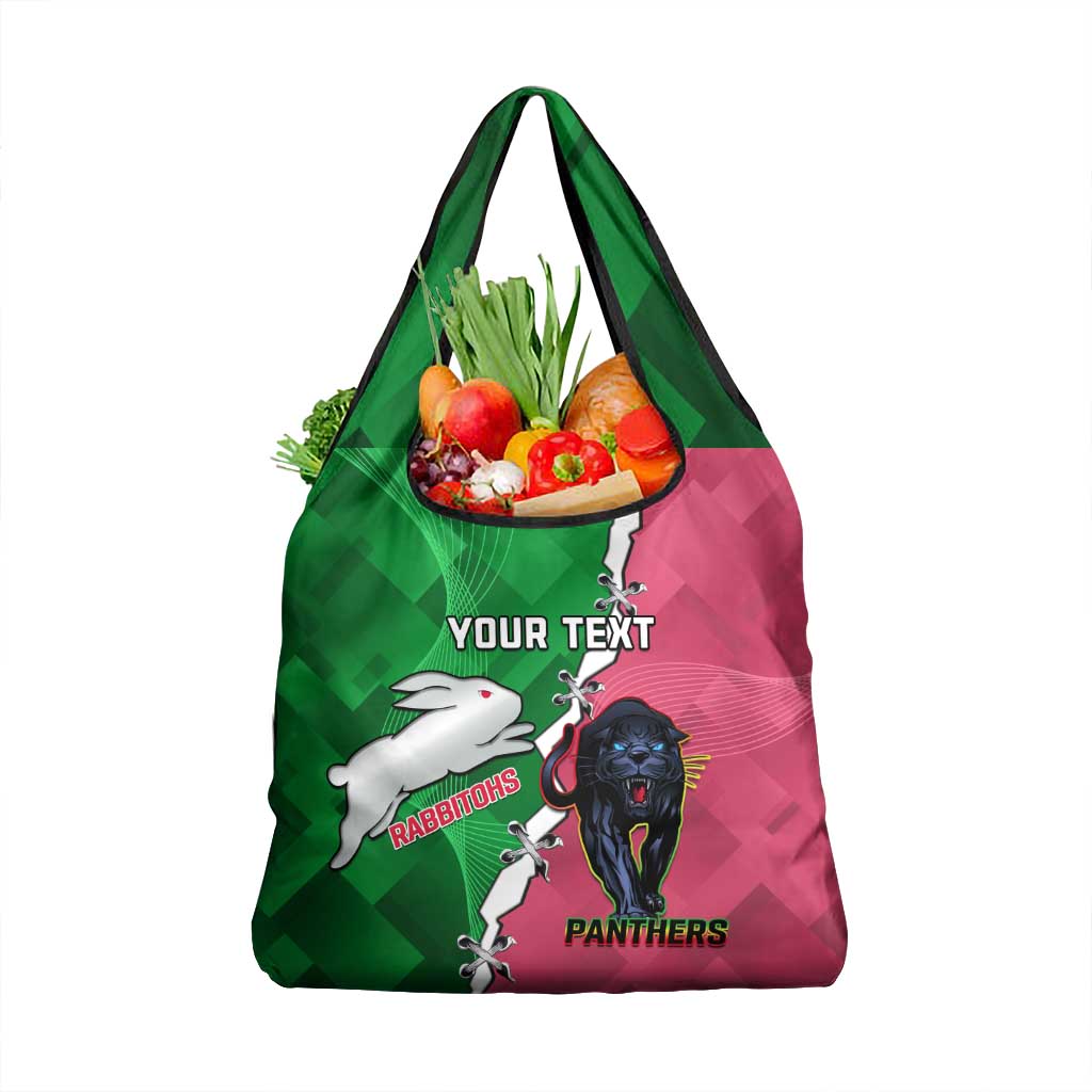 Personalised Panthers And Rabbitohs Rugby Grocery Bag Souths The Riff Together