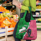 Personalised Panthers And Rabbitohs Rugby Grocery Bag Souths The Riff Together