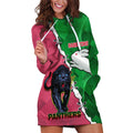 Personalised Panthers And Rabbitohs Rugby Hoodie Dress 2024 Souths The Riff Together
