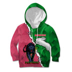 Personalised Panthers And Rabbitohs Rugby Kid Hoodie 2024 Souths The Riff Together