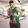 Personalised Panthers And Rabbitohs Rugby Men Tank Top 2024 Souths The Riff Together