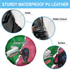 Personalised Panthers And Rabbitohs Rugby Spare Tire Cover 2024 Souths The Riff Together