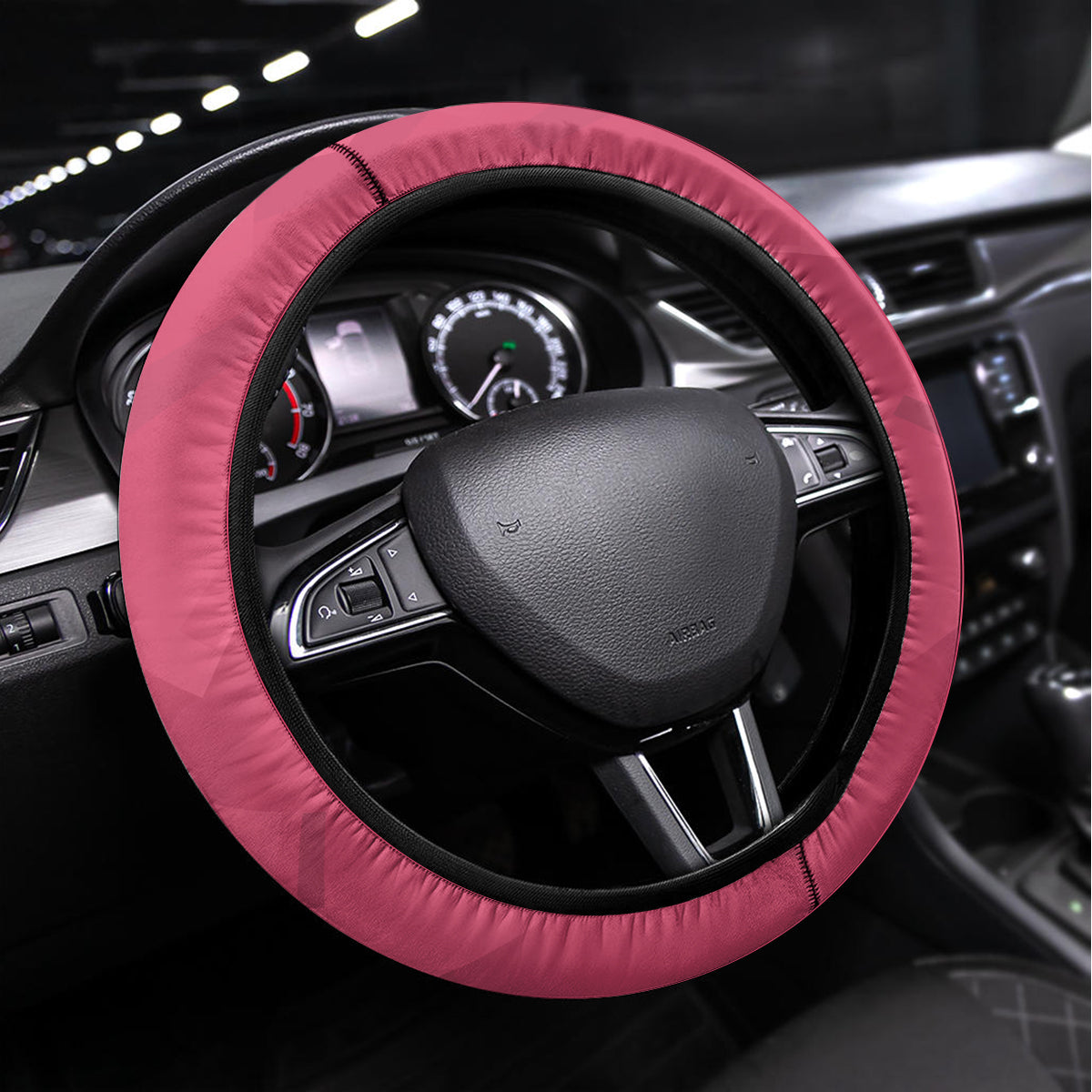 Personalised Panthers And Rabbitohs Rugby Steering Wheel Cover 2024 Souths The Riff Together