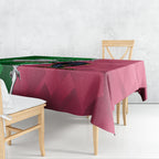 Personalised Panthers And Rabbitohs Rugby Tablecloth 2024 Souths The Riff Together