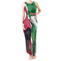 Personalised Panthers And Rabbitohs Rugby Tank Maxi Dress 2024 Souths The Riff Together