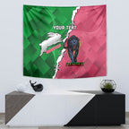 Personalised Panthers And Rabbitohs Rugby Tapestry 2024 Souths The Riff Together