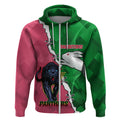 Personalised Panthers And Rabbitohs Rugby Zip Hoodie 2024 Souths The Riff Together