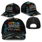 Australia Autism Awareness Baseball Net Cap 2 April Aboriginal Lizard - Aussie Hoodie