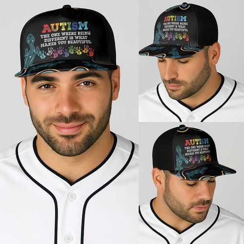 Australia Autism Awareness Baseball Net Cap 2 April Aboriginal Lizard - Aussie Hoodie