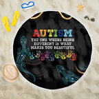 Australia Autism Awareness 4 April Aboriginal Lizard Beach Blanket