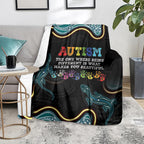 Australia Autism Awareness 4 April Aboriginal Lizard Blanket