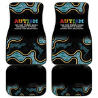 Australia Autism Awareness 4 April Aboriginal Lizard Car Mats