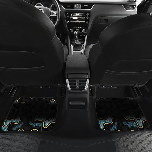 Australia Autism Awareness 4 April Aboriginal Lizard Car Mats