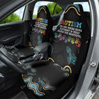 Australia Autism Awareness 4 April Aboriginal Lizard Car Seat Cover