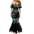 Australia Autism Awareness 4 April Aboriginal Lizard Family Matching Mermaid Dress and Hawaiian Shirt