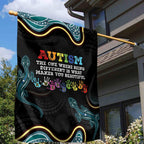 Australia Autism Awareness 4 April Aboriginal Lizard Garden Flag