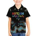 Australia Autism Awareness 4 April Aboriginal Lizard Kid Hawaiian Shirt