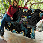 Australia Autism Awareness 4 April Aboriginal Lizard Quilt