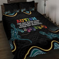 Australia Autism Awareness 4 April Aboriginal Lizard Quilt Bed Set