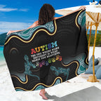 Australia Autism Awareness 4 April Aboriginal Lizard Sarong