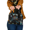 Australia Autism Awareness 4 April Aboriginal Lizard Shoulder Handbag